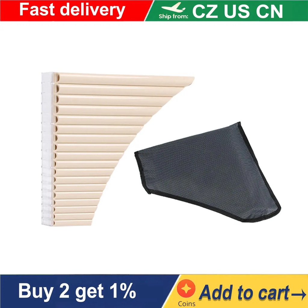 47L 18 Pipes Pan Flute C Key Panpipes Pan Pipes with Mouthpiece Wind