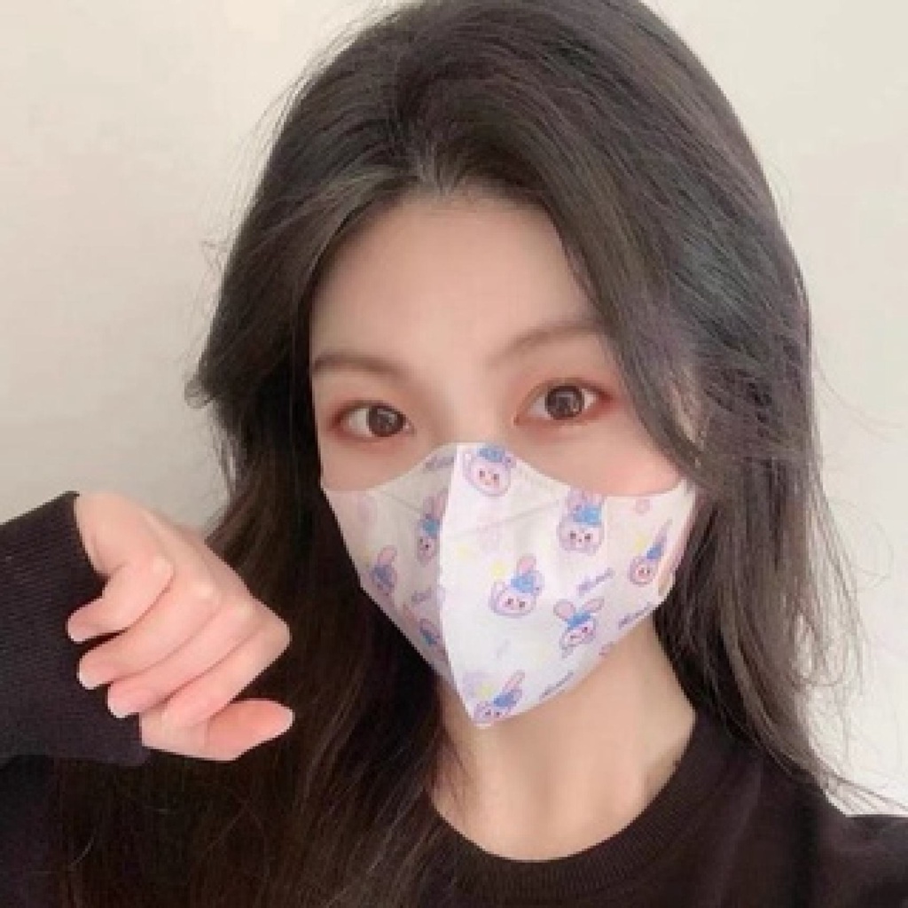 F4 50pcs/pack 3D Korea Design Face Mask Shopee Philippines