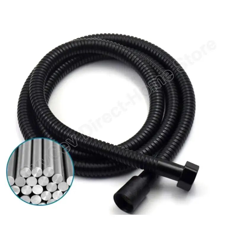 Stainless Shower Head Hose Bathroom Soft Water connector Hose Handheld ...