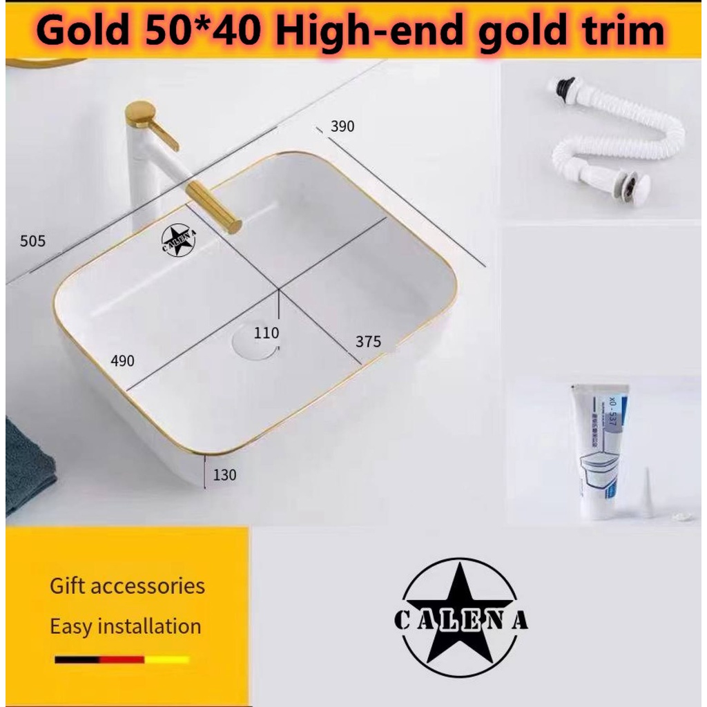 Ceramic Counter and Wall Lavatory Basins /Countertop wash Basin Matte ...