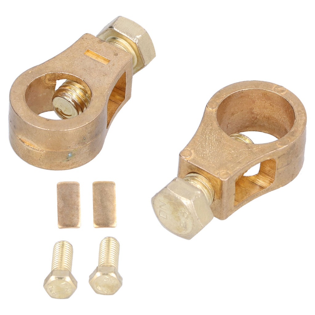 Pure Copper Battery Terminal Positive Negative Wire Connector Clamp
