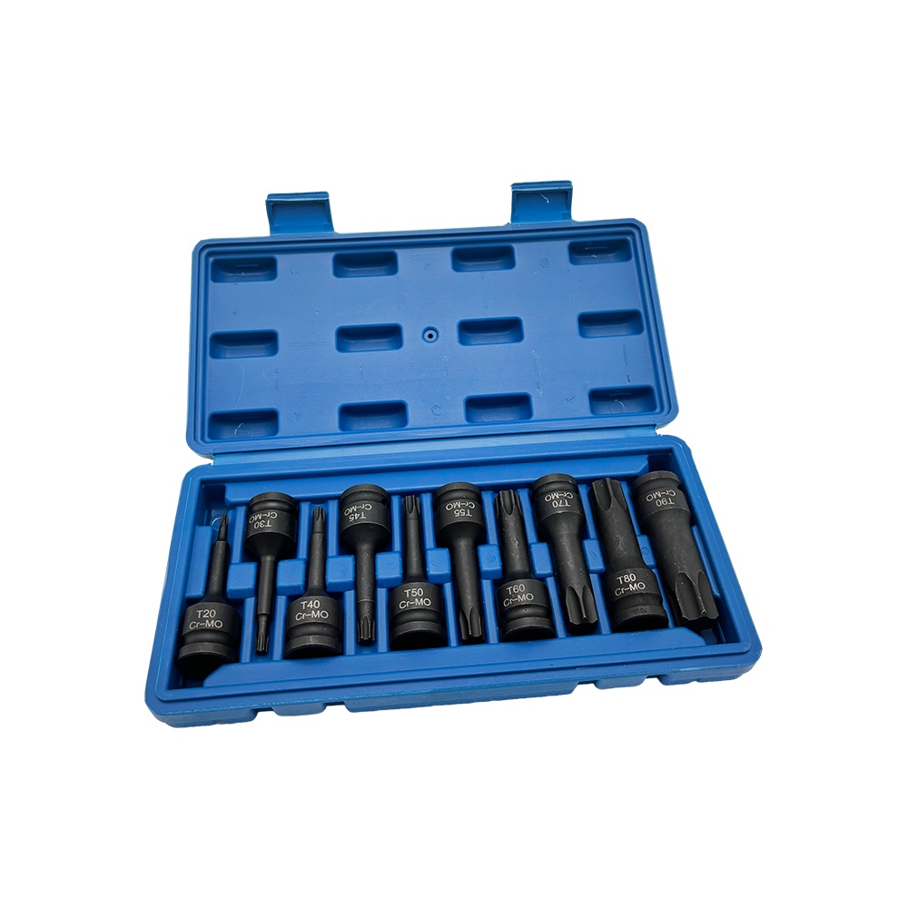 10 pcs Air Impact Socket Set 1/2 inch Heavy Duty Wrench Socket Set Tool ...