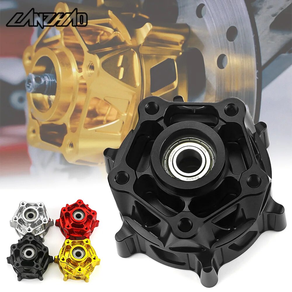 Front Wheel Hub Assembly Upgrade Bearing Housing CNC Aluminum for Vespa