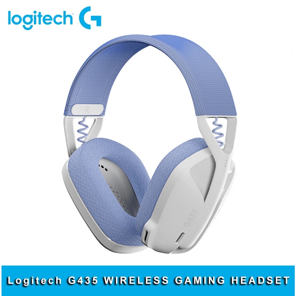 20Y Logitech G435 LIGHTSPEED WIRELESS GAMING HEADSET 7.1 Surround Sound ...