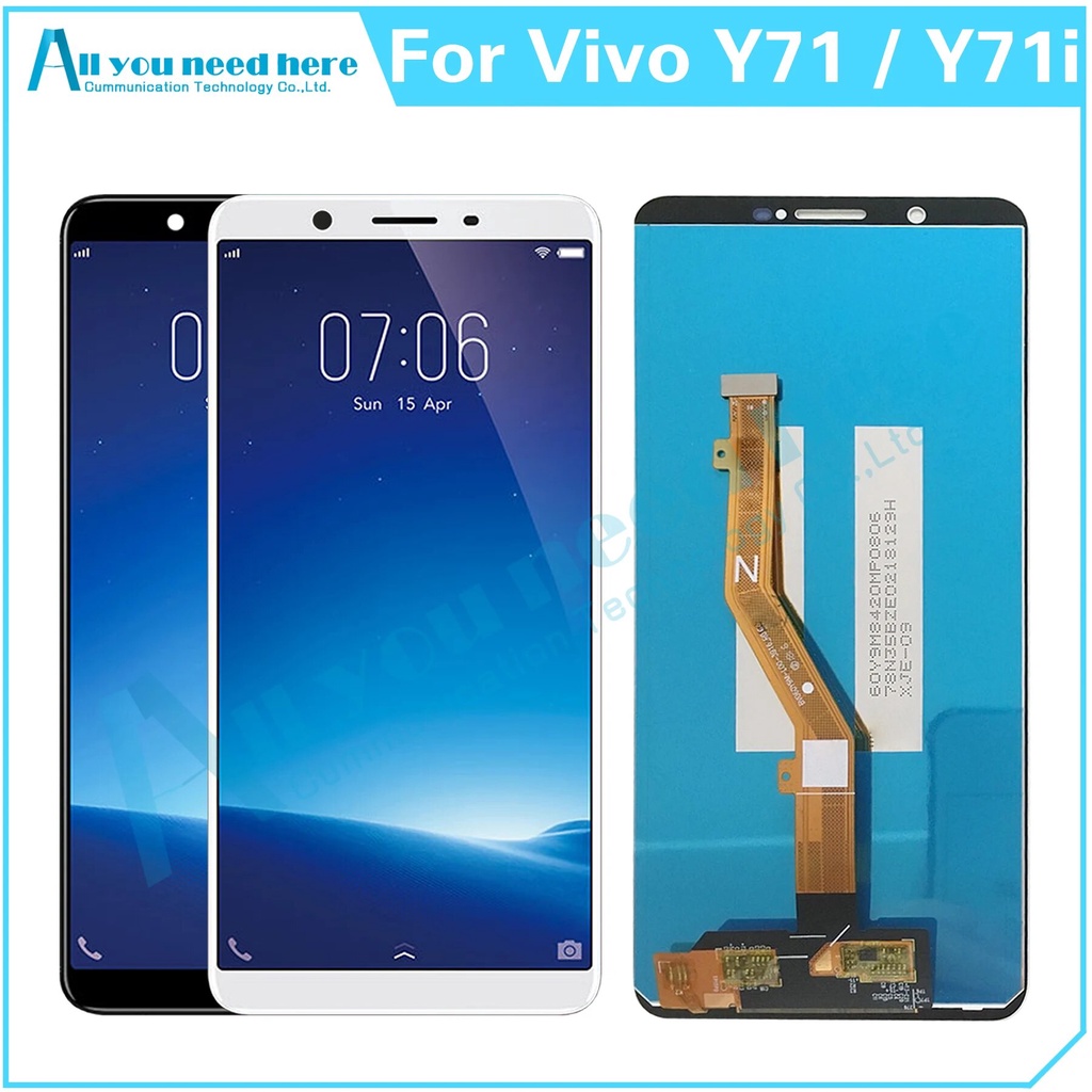 45w Screen For Vivo Y71 Y71i Y71A Y7 1724 1801i 1801 LCD Display Touch ...