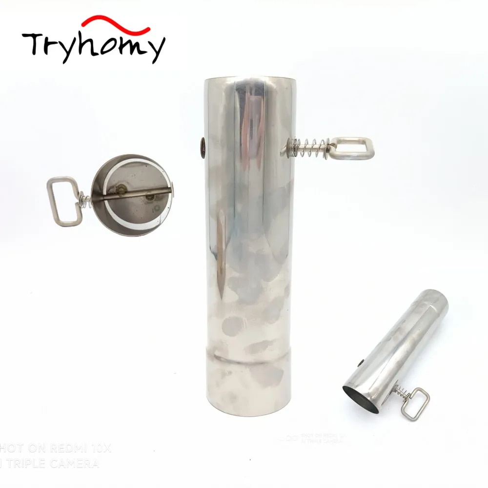 32u Tent Wood Stove Damper 6cm Stove Pipe With Damper Hot Tent Camping