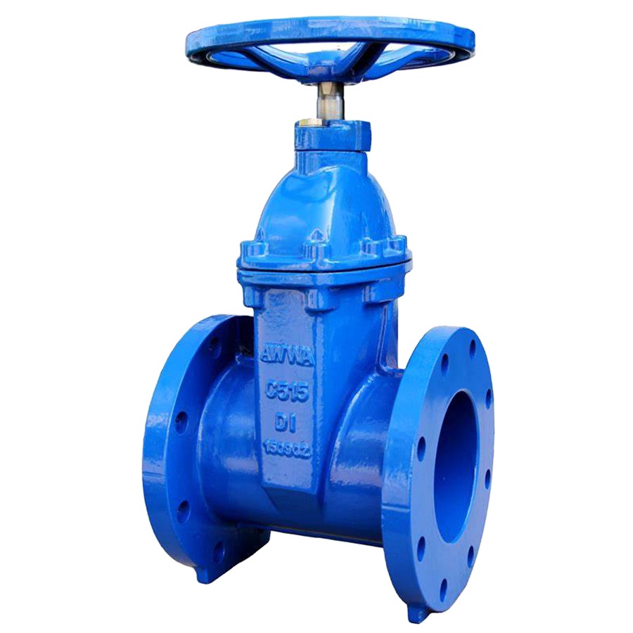 6 inch Soft Sealing Non-Rising Stem Resilient Seated Gate Valve Ductile ...