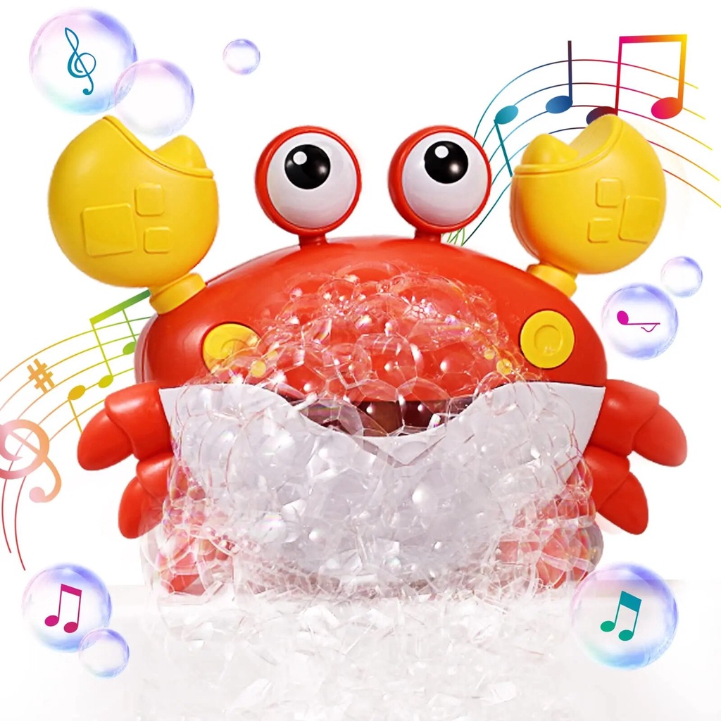 Baby Bath Toys Crab Automatic Bubble Maker Blower Girls Boys Bathtime