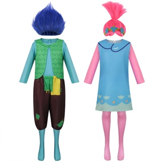 53cm Trolls 3 Plush Toys Cute Soft Stuffed Anime Velvet and Veneer Dolls  Gift
