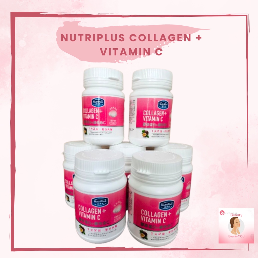 BEST SELLING TAIWANSs COLLAGEN Plus VITAMIN C by NUTRIPLUS Shopee