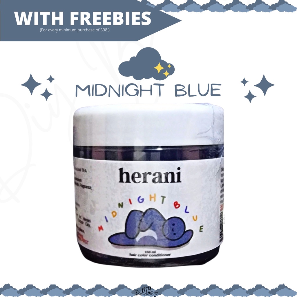 Authentic Midnight Blue 150ml Herani Hair Color Potion wCOD and ...