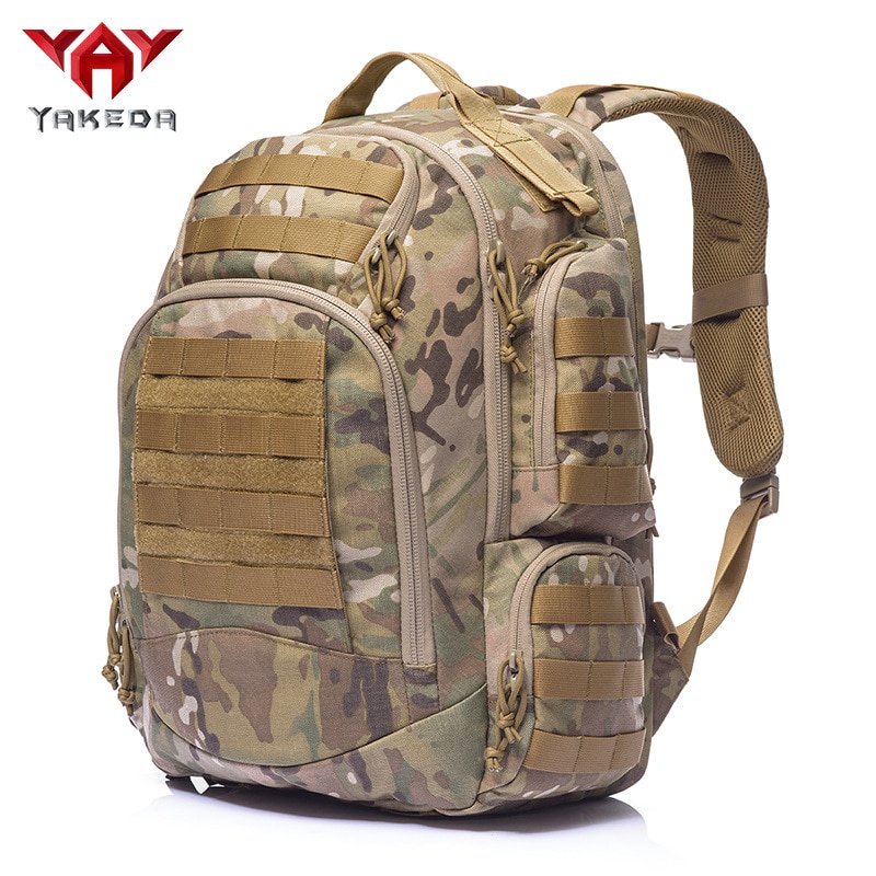 20J Yakeda 40L Camouflage Tactical Backpack MOLLE 1000D Nylon Outdoor ...