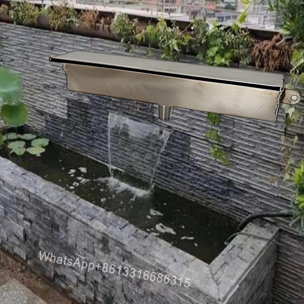 87p SS304 Spillway waterfall swimming pool outlet waterfall water ...