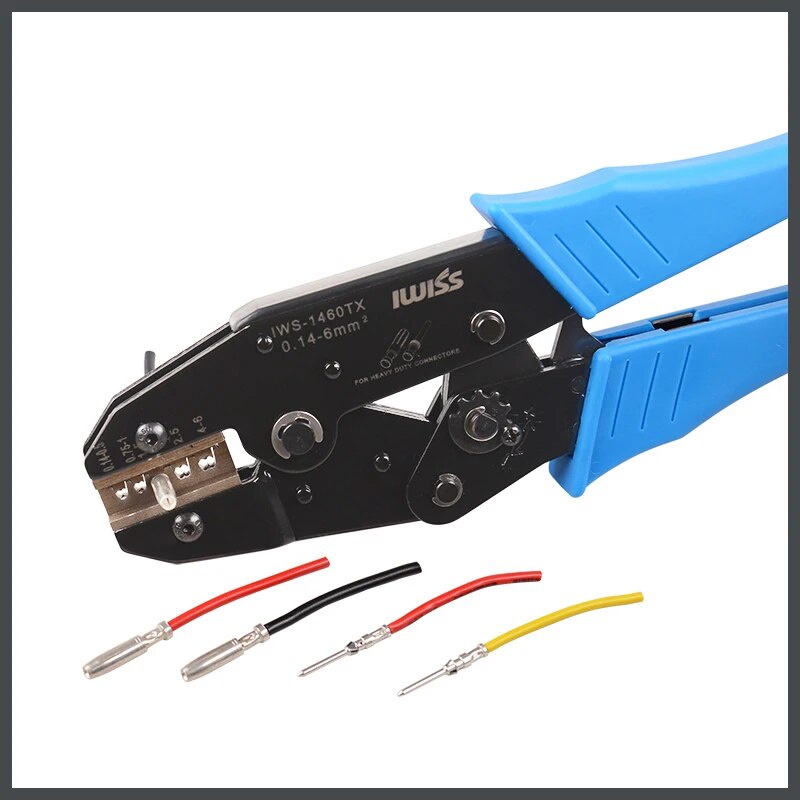 Pinza Crimpatrice IWISS IWS-3220M – Per Connettori A Passo Stretto, Fili AWG32-20