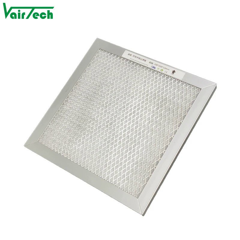 Air conditioning ventilation system G3 G4 air filters aluminum frame synthetic fiber panel pre