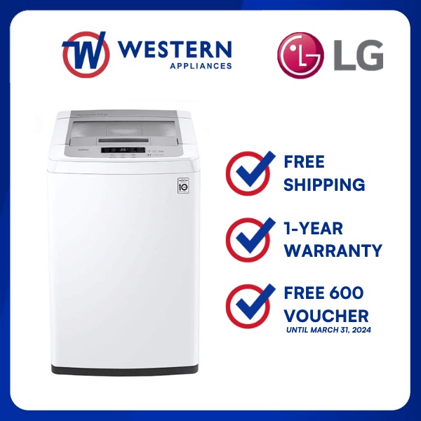 Lg T2165vspw1 65kg Smart Inverter Fully Automatic Top Load Washing Machine Shopee Philippines 5633