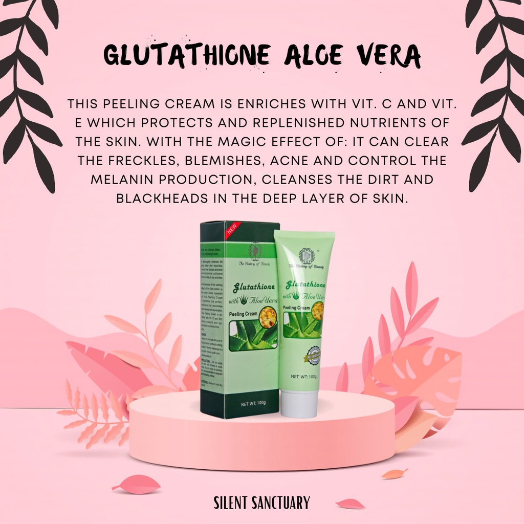 AUTHENTIC Aloe Vera with Glutathione Perfect Magic Peeling Cream ...