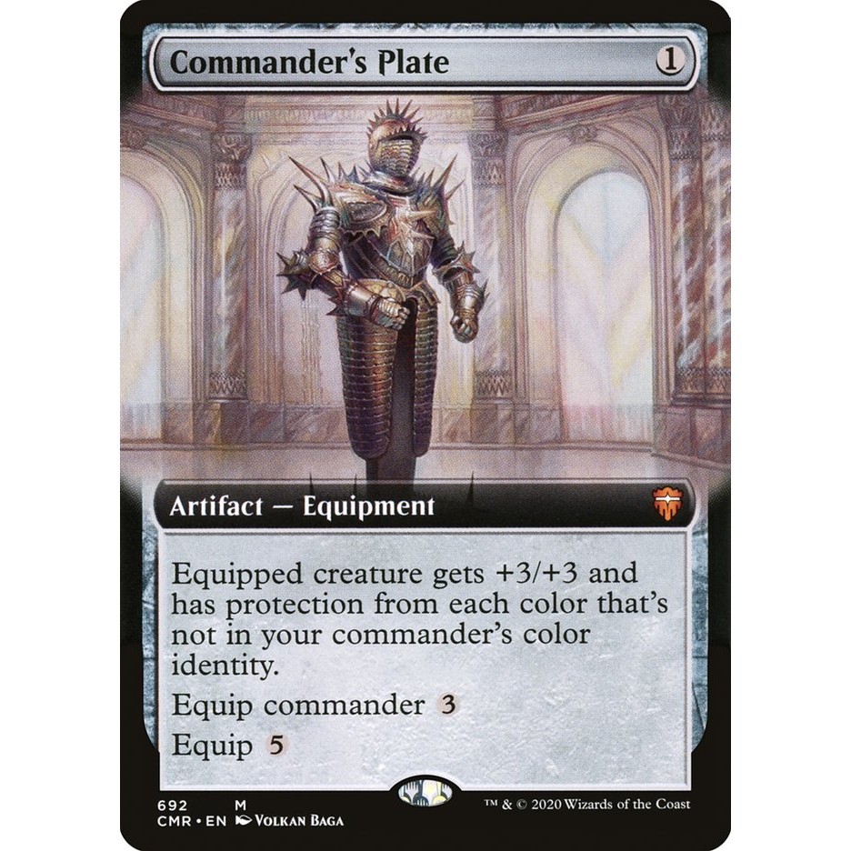 MTG Proxy Card - Commander's Plate (Extended Art) | Commander Legends ...