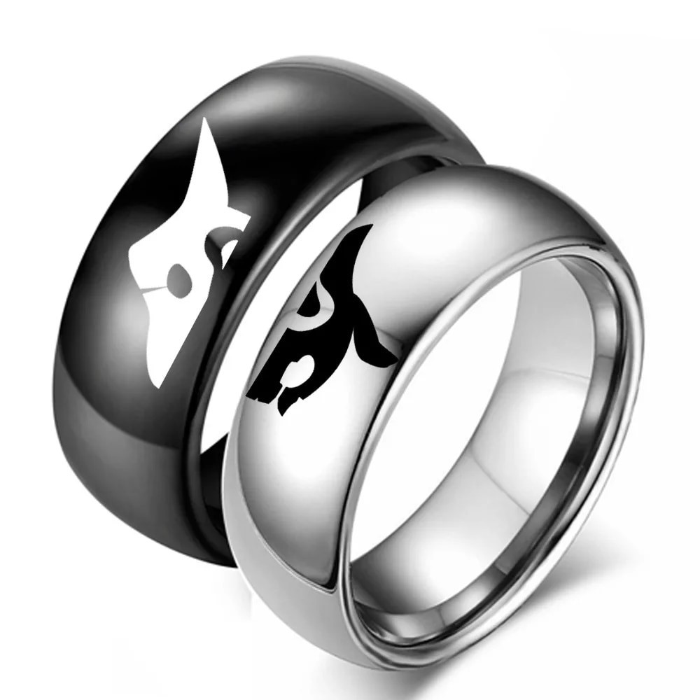 League of Legendes Kindred Eternal Hunters Couple Rings for Men Women ...
