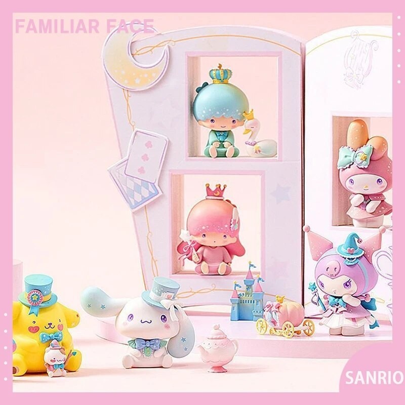 Sanrio Anime Blind Box Figure Cinnamoroll Kuromi Melody Kawaii Doll ...