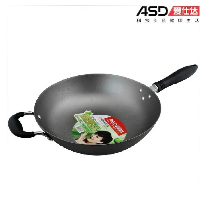 0 Asd cast iron wok coating wok 32cm jx8432e furnace
