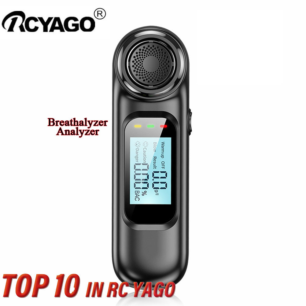 2024 Alcohols Breath Personal Digital RCYAGO Police Meter Breathalyzer