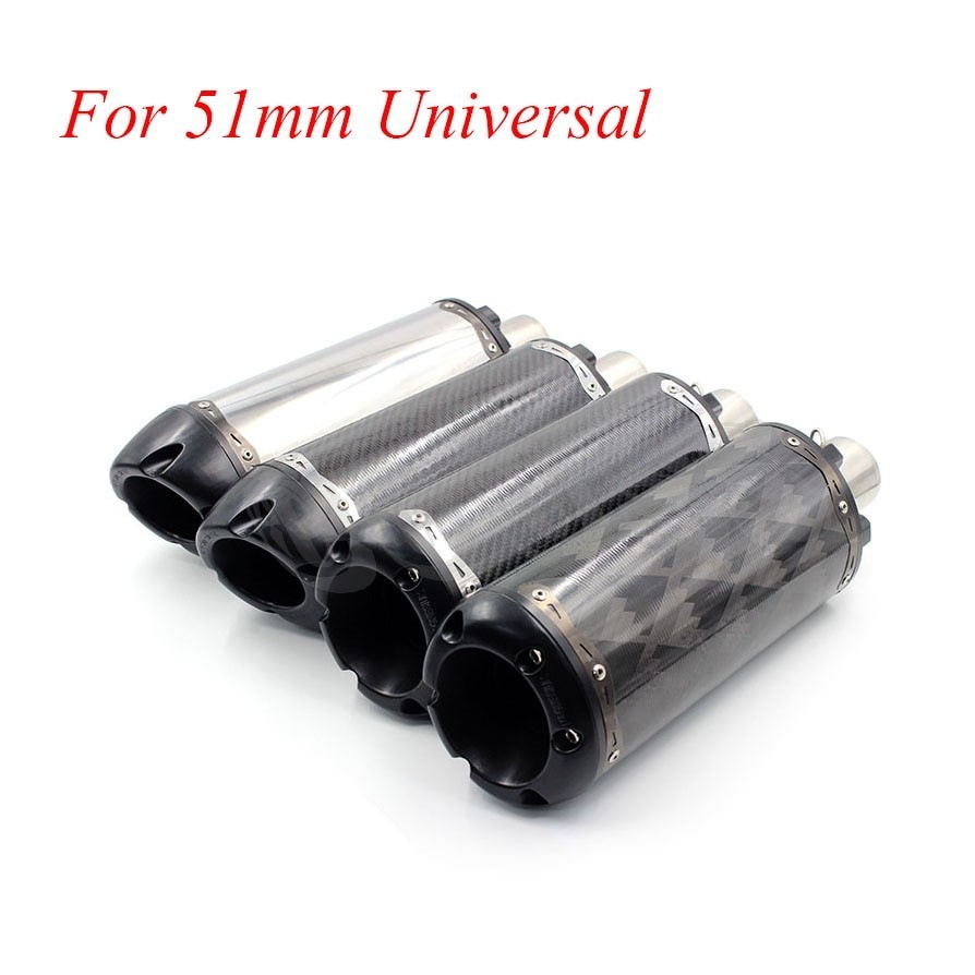 ⋌3851mm Universal Escape Moto Motorcycle Exhaust Pipe CNC Brothers For