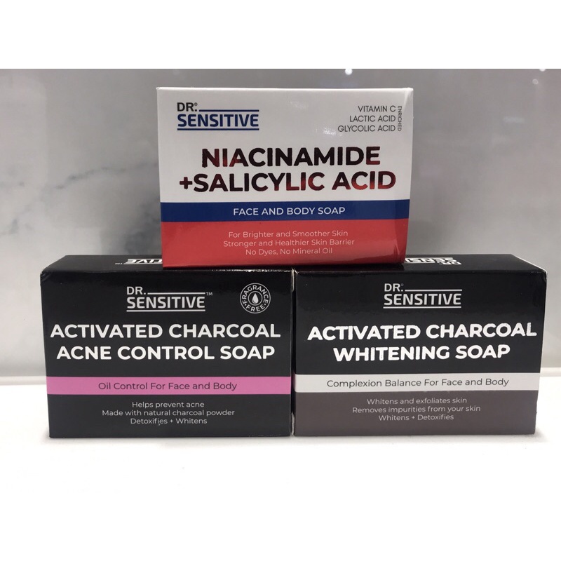 COD Salicylic Bar Face Acid Sensitive and Body 120g Niacinamide Soap Dr