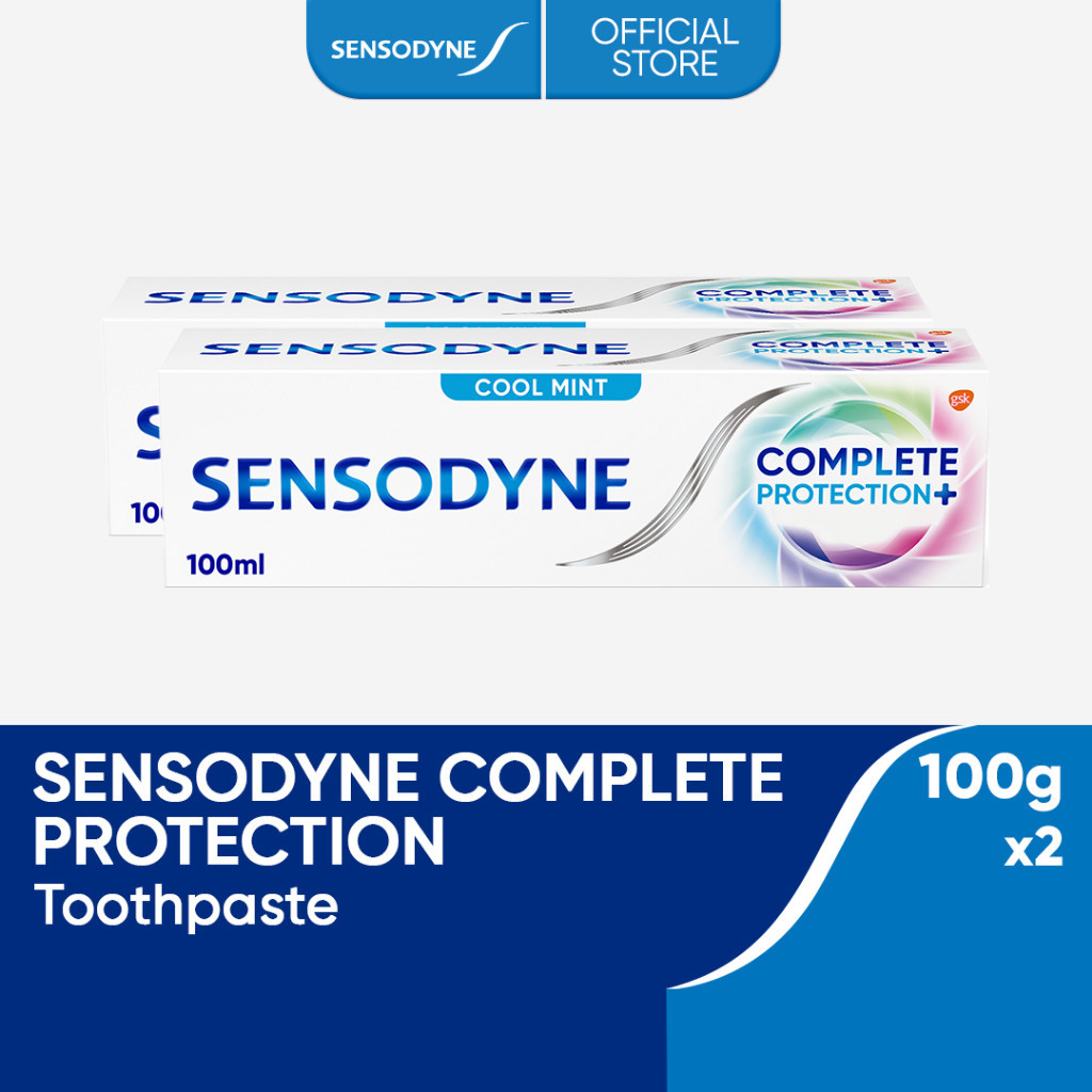Sensodyne Complete Protection Toothpaste 100g (Pack of 2) | Shopee ...