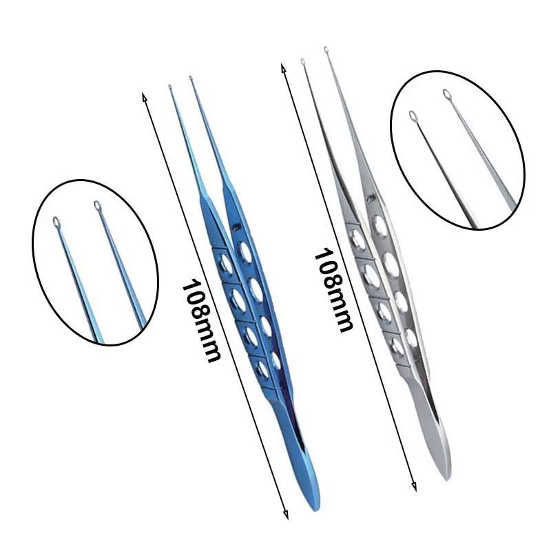 Newly launched Stainless/Titanium Alloy Conjunctiva Forceps Flat Handle ...
