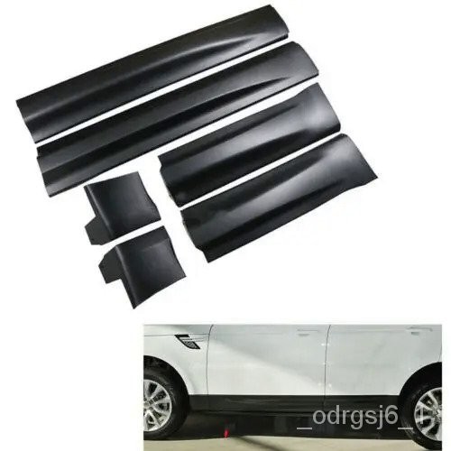 NEWWIND Gross Black 4 Door Trim Panel Outside Lower Moulding Side Trim ...