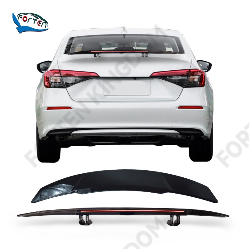 Automatically Universal Rear Trunk Tail Boot Lid Sedan Car glossy black ...
