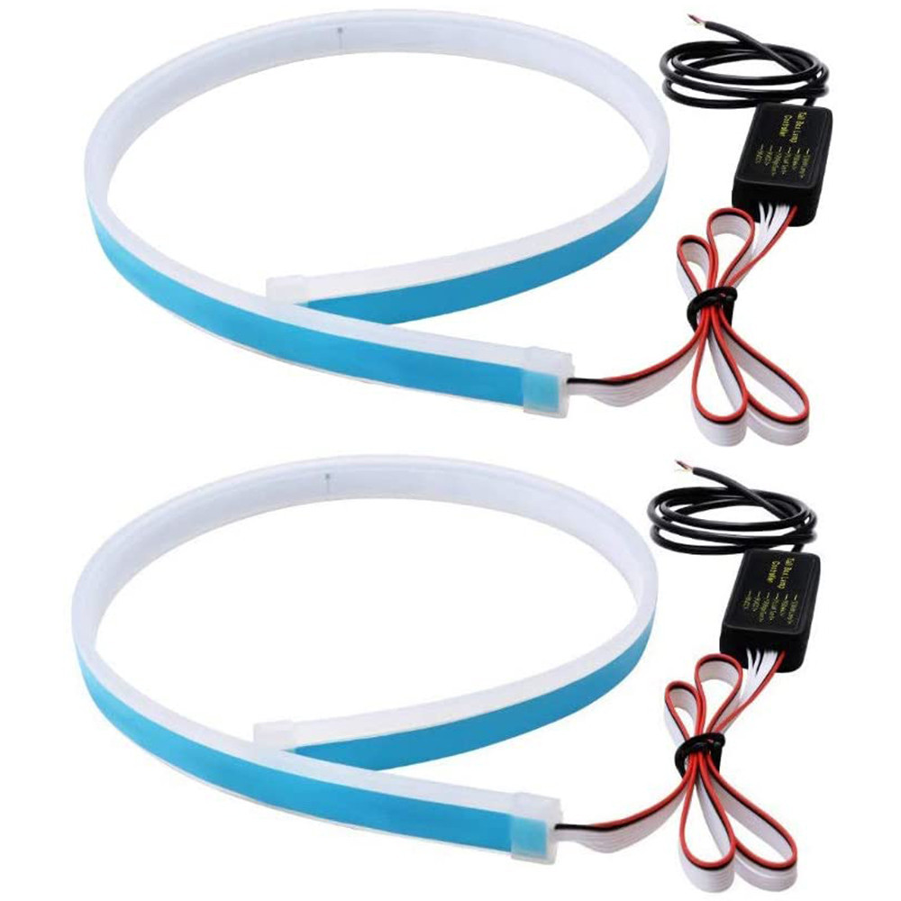 Car DRL Daytime Running Lights 30 45 60cm Tail Led Strip Light Reverse ...