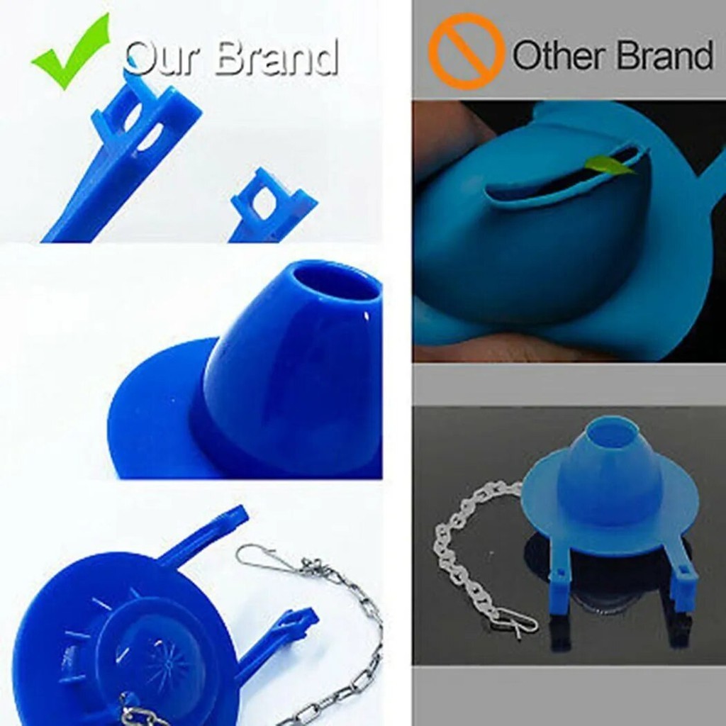 Quickly And Easily Toilet Flapper PVC Part Replacement Rubber Tool ...