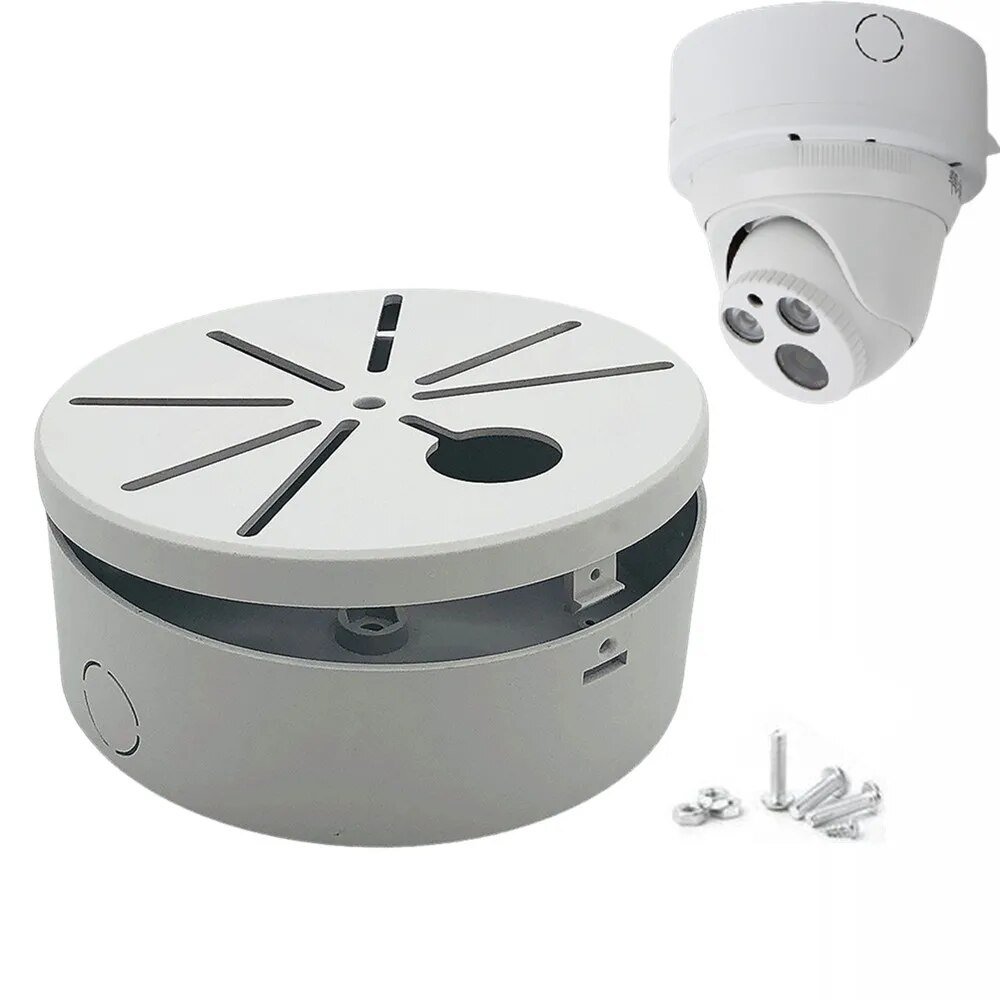 ABS Plastic Box Dome Surveillance CCTV Camera Bracket Hemisphere Round ...