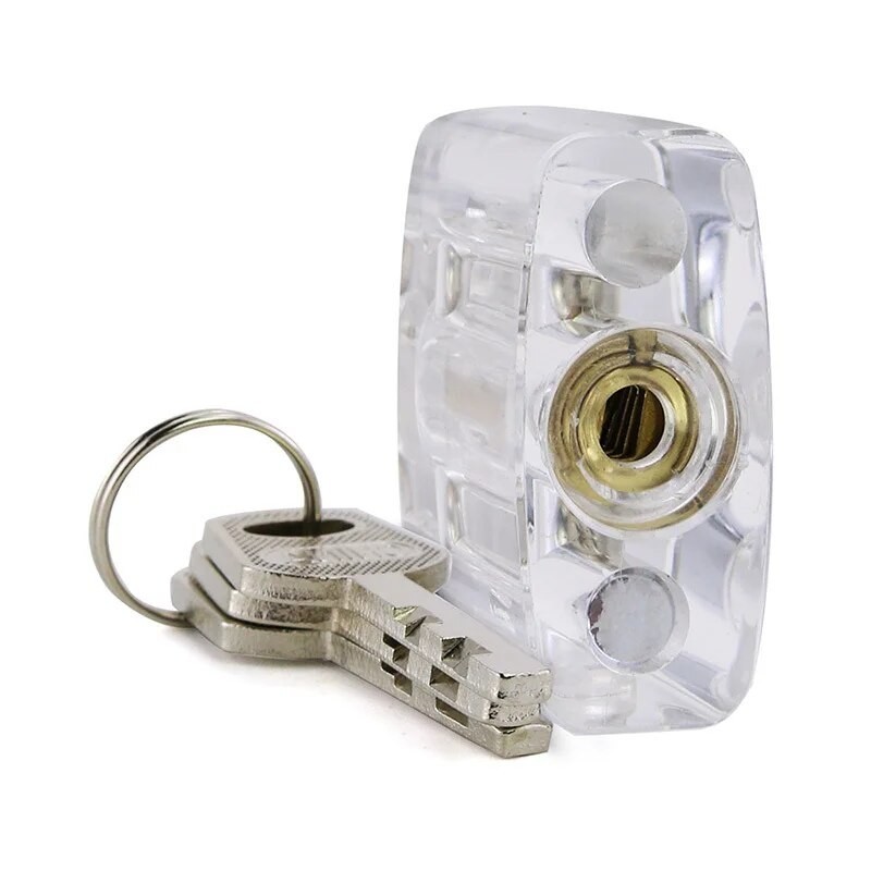 Cutaway Inside View Difficult Practice Transparent Padlock Lock ...