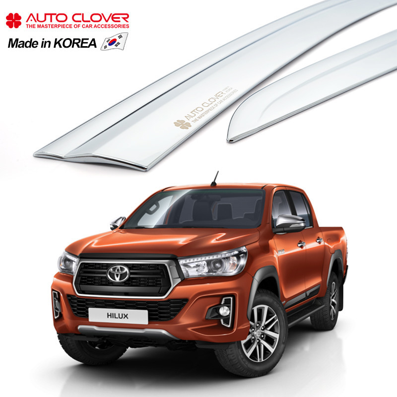 AUTOCLOVER For Toyota Hilux revo_DCB Chrome Door Visor Sun Window ...