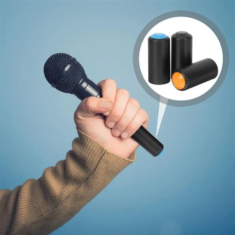 3pcs Replacement Wireless Microphone Caps Microphone Screw On Cover Mic ...