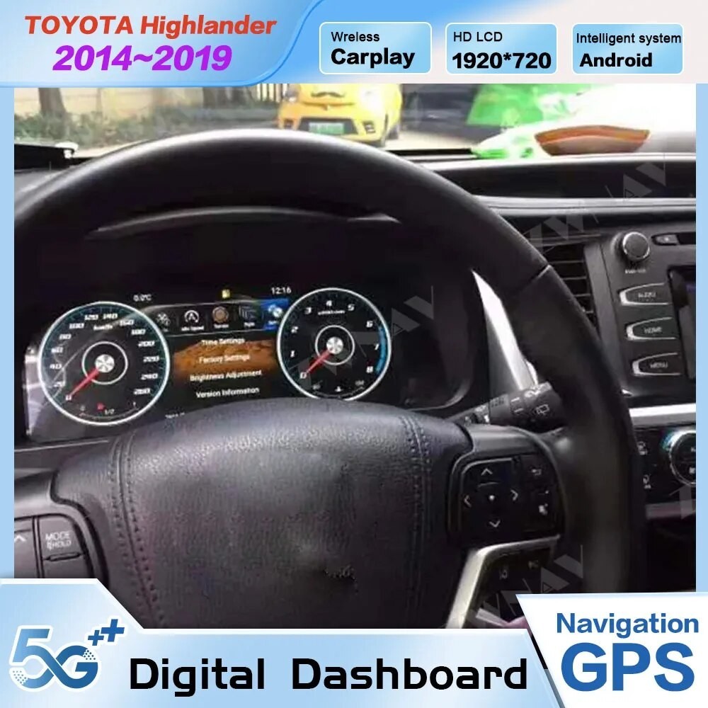 Digital Dashboard Panel Virtual Instrument Cluster CockPit LCD ...