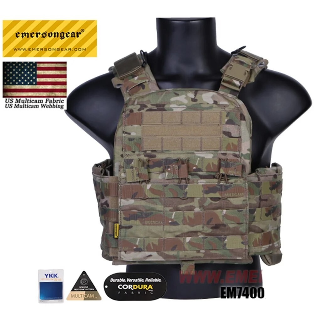 Emerson CPC Tactical Vest Heavy Duty Versatile Armor Airsoft Army ...