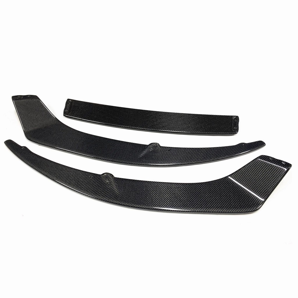 Front Bumper Spoiler Lip For Audi R8 2016-2019 Luxury Real Carbon Fiber ...