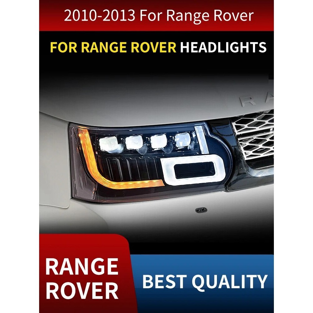 Car Lights For Range Rover LED Headlights 2010-2013 Range Rover Sport ...