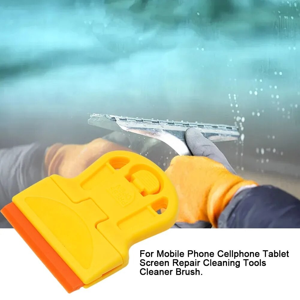 ️1pc Single Edged Scraper With Sharp Blade For Glass Cleaning Removing