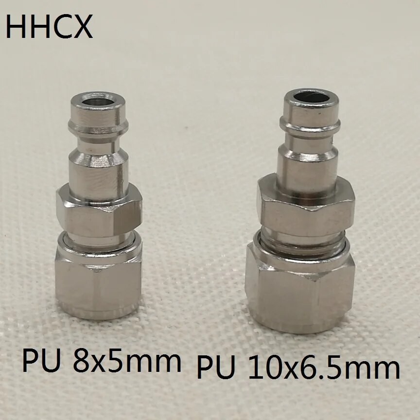 10PCS/LOT MINI European pneumatic quick connect Male joint Pure copper ...