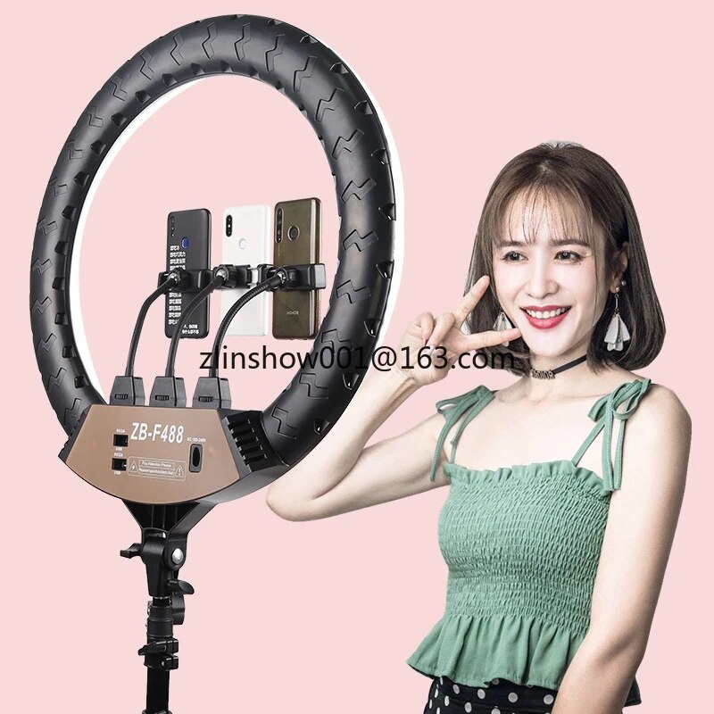 Dropshipping 22 Inch LED Ring Light Photography Lighting Selfie Lamp ...