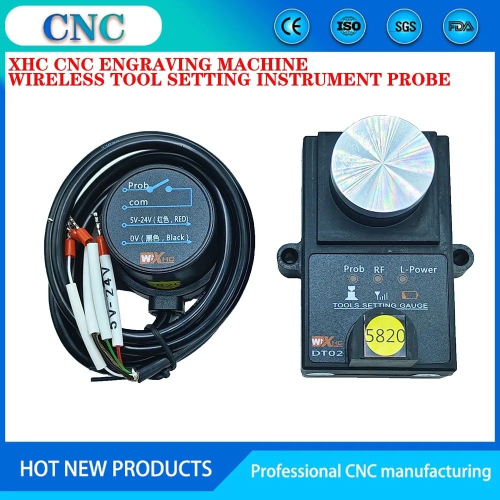 유XHC DT02 Probe Wireless Tool Setter Machining Center CNC Router Tool ...