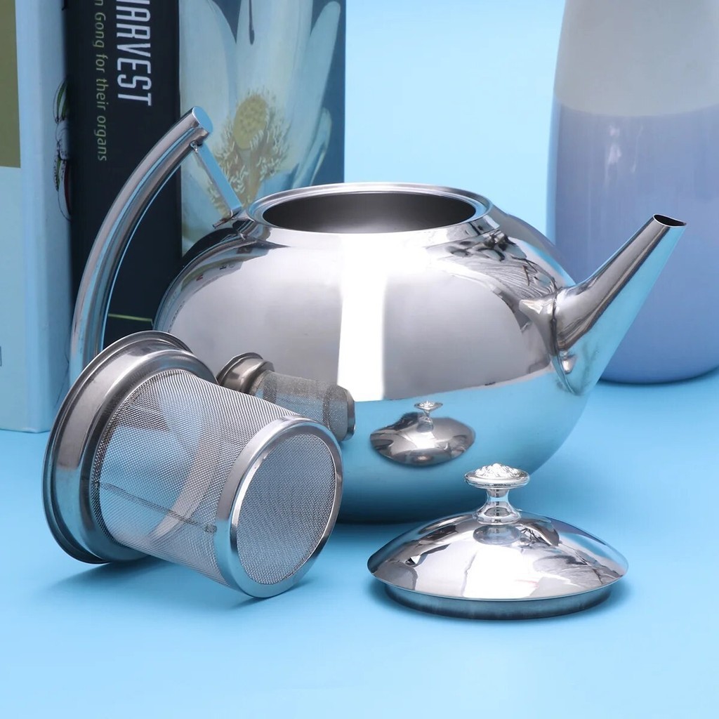 Stainless Steel Tea Kettle With Filter Stovetop Teapot Stove Kettle ...
