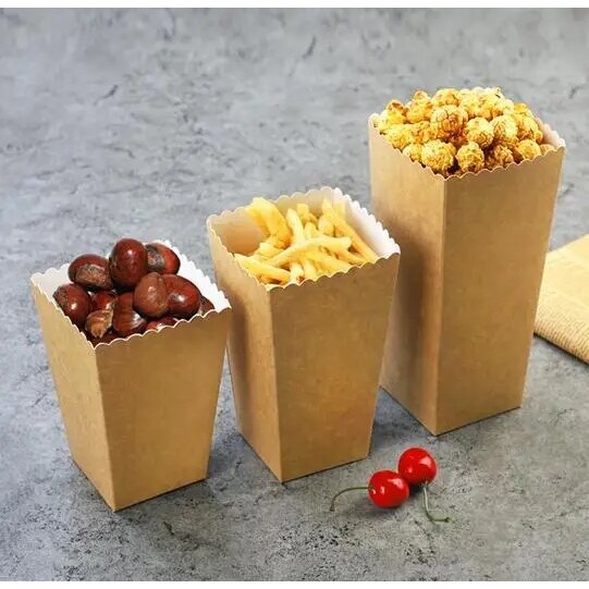 Disposable take out package chicken rice box square popcorn box ...