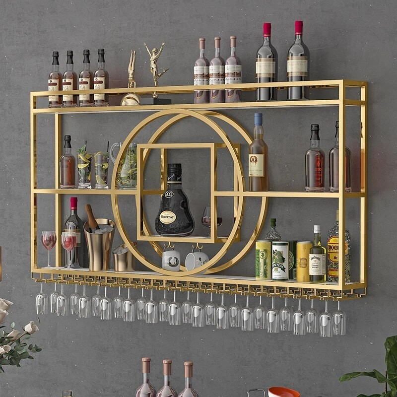 Cocktail Corner Wine Rack Whisky Drink Commercial Storage Wine Cabinets ...