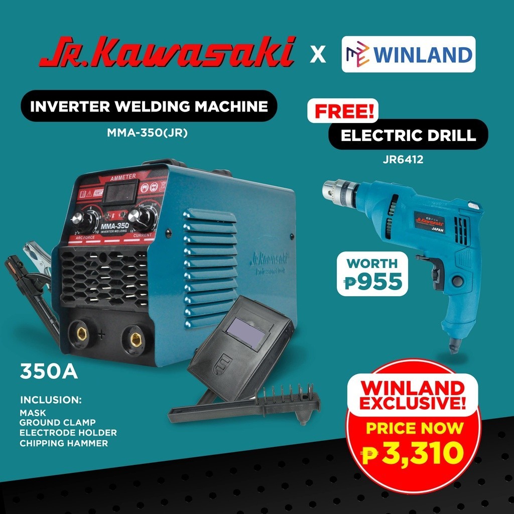 FREE DRILL! JR KAWASAKI Professional Japan Inverter Welding Machine